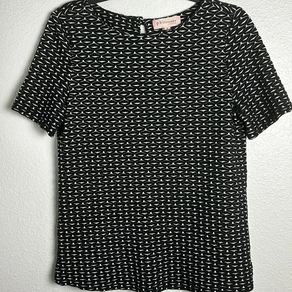 Philosophy Short Sleeve Blouse